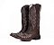 Bota Feminina Craft Boots Tabaco Bordado Branco - Solado Flex - Imagem 1
