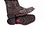 Bota Feminina Craft Boots Tabaco Bordado Branco - Solado Flex - Imagem 13