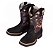 Bota Masculina FYD Solado Jump Crazy Preto Cano estampado América - Imagem 4