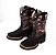 Bota Masculina FYD Solado Jump Crazy Preto Cano estampado América - Imagem 16
