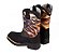 Bota Masculina FYD Solado Jump Crazy Preto Cano estampado América - Imagem 10