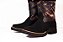 Bota Masculina FYD Solado Jump Crazy Preto Cano estampado América - Imagem 3
