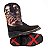 Bota Masculina FYD Solado Jump Crazy Preto Cano estampado América - Imagem 15