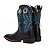 Bota masculina Dgo solado flex Preta/turquesa 0112 - Imagem 12