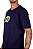 Camiseta Masculina Thankfield - azul marinho logo verde - Imagem 2