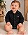 Body Infantil - Preto / Manga longa - Imagem 1