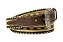 Cinto Masculino Paul Western - Crina de cavalo fundo preto - Imagem 2