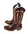 Botas mr West solado CARRAPETA B36 2511 OURO Fóssil tabaco Cano fóssil tabaco - Imagem 7