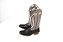 Botas mr West solado CARRAPETA B58 2511 PRATA Cabeça preta Cano cinza cimento - Imagem 4