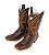 Botas mr West solado CARRAPETA B36 2651 BC/AM Fóssil tabaco Cano MÉDIO fóssil tabaco - Imagem 3