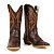 Botas mr West solado CARRAPETA B36 2651 BC/AM Fóssil tabaco Cano MÉDIO fóssil tabaco - Imagem 14