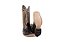 Botas mr West solado CARRAPETA B77 2511 PTO/CH Fóssil preto Cano branco/Ocre - Imagem 7