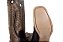 Botas mr West solado CARRAPETA B77 2511 PTO/CH Fóssil preto Cano branco/Ocre - Imagem 9