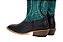 Botas mr West solado CARRAPETA B58 2511 PRETO Cabeça preta Cano turquesa - Imagem 14