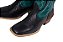 Botas mr West solado CARRAPETA B58 2511 PRETO Cabeça preta Cano turquesa - Imagem 4
