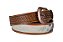 Cinto Masculino Master pelo de vaca com borda nas laterais Fivela Bronze - Imagem 3