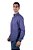 Camisa Masculina Ariat - Manga Longa - Marinho/Azul Neon - Imagem 3