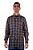 Camisa Masculina Ariat - Manga Longa - Marrom Marinho/Marrom - Imagem 1