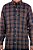 Camisa Masculina Ariat - Manga Longa - Marrom Marinho/Marrom - Imagem 2