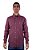 Camisa Masculina Ariat - Manga Longa - Bordô/Branco - Imagem 1