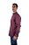 Camisa Masculina Ariat - Manga Longa - Bordô/Branco - Imagem 3