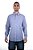 Camisa Masculina Pollo Ralph Lauren Xadrez Azul e Branco com Logo Azul - Imagem 1