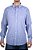 Camisa Masculina Pollo Ralph Lauren Xadrez Azul e Branco com Logo Azul - Imagem 7