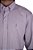 Camisa Masculina Pollo Ralph Lauren Xadrez Branco e Roxo com logo Roxo - Imagem 3