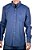 Camisa Masculina Pollo Ralph Lauren Xadrez Azul e Vermelho com Logo Azul - Imagem 2