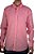 Camisa Masculina Pollo Ralph Lauren Xadrez Rosa e Branco com Logo Rosa Neon - Imagem 2