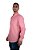 Camisa Masculina Pollo Ralph Lauren Xadrez Rosa e Branco com Logo Rosa Neon - Imagem 4