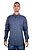 Camisa Masculina Pollo Ralph Lauren Xadrez Marinho e Marrom com Logo Marinho - Imagem 1