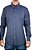 Camisa Masculina Pollo Ralph Lauren Xadrez Marinho e Marrom com Logo Marinho - Imagem 2