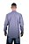 Camisa Masculina Pollo Ralph Lauren Xadrez Azul e Amarelo com Logo Marinho - Imagem 7