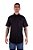 Camisa Masculina FYD - Manga Curta - Preta Lisa - Imagem 1