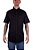 Camisa Masculina FYD - Manga Curta - Preta Lisa - Imagem 3