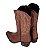 Bota Feminina Jácomo - Bico Fino - 90371/TBQC - Fóssil Buf Sella - Solado Couro - Imagem 15