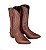 Bota Feminina Jácomo - Bico Fino - 90371/TBQC - Fóssil Buf Sella - Solado Couro - Imagem 14