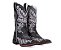 Bota Feminina Austin - Preta/Preta Branca 7780 - Solado Flex - Imagem 7