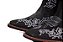 Bota Feminina Austin - Preta/Preta Branca 7780 - Solado Flex - Imagem 4