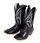 Bota Masculina Mr West - Salto Carrapeta - Fóssil Preto/Preto - Solado Couro - Imagem 4
