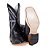Bota Masculina Mr West - Salto Carrapeta - Fóssil Preto/Preto - Solado Couro - Imagem 5