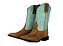 Bota Feminina Austin Ranch - Rust Dog Petróleo/Verde Água - Solado Flex - Imagem 1