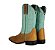 Bota Feminina Austin Ranch - Rust Dog Petróleo/Verde Água - Solado Flex - Imagem 17