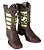 Bota Infantil Masculina Austin - Med Dog/Musgo USA - Solado Flex - Imagem 11