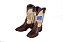 Bota Infantil Unissex Austin - Red Dog/Palha USA - Solado Flex - Imagem 7