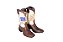 Bota Infantil Unissex Austin - Red Dog/Palha USA - Solado Flex - Imagem 11