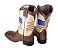 Bota Infantil Unissex Austin - Red Dog/Palha USA - Solado Flex - Imagem 15