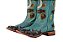 Bota Feminina Goyazes - Couro Flex Metal Azul/Dourado - Solado Couro - 263201 CC_02 - Imagem 8