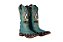Bota Feminina Goyazes - Couro Flex Metal Azul/Dourado - Solado Couro - 263201 CC_02 - Imagem 9